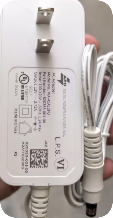 *Brand NEW* DC round connector (commonly 5.5×2.5mm or 5.5×2.1mm) APD WA-45A12FU 12V 3.75A AC ADAPTER Power Sup