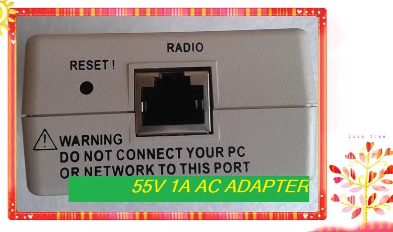 *Brand NEW*55V 1A AC ADAPTER BreezeNE ACPS-101G Rev.C B14 POE DC IN Power Supply