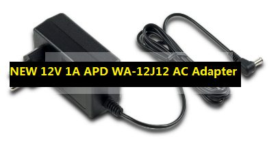 *Brand NEW* 12V 1A AC Adapter APD WA-12J12 - Click Image to Close