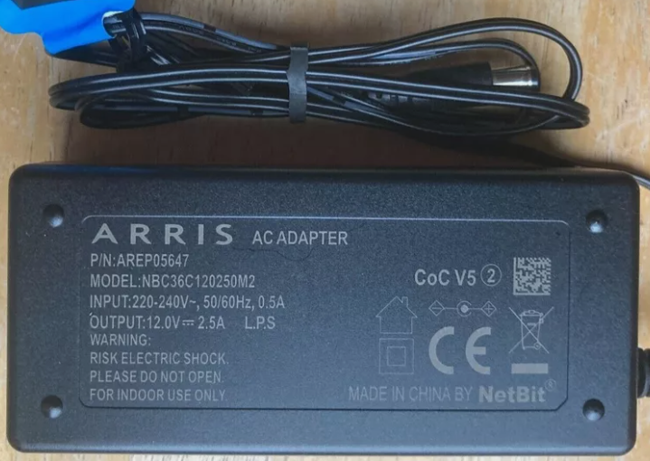 *Brand NEW* Arris NBC36C120250M2 12V 2.5A AC ADAPTER POWER SUPPLY