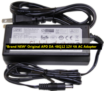 *Brand NEW* Original APD DA-48Q12 12V 4A AC Adapter