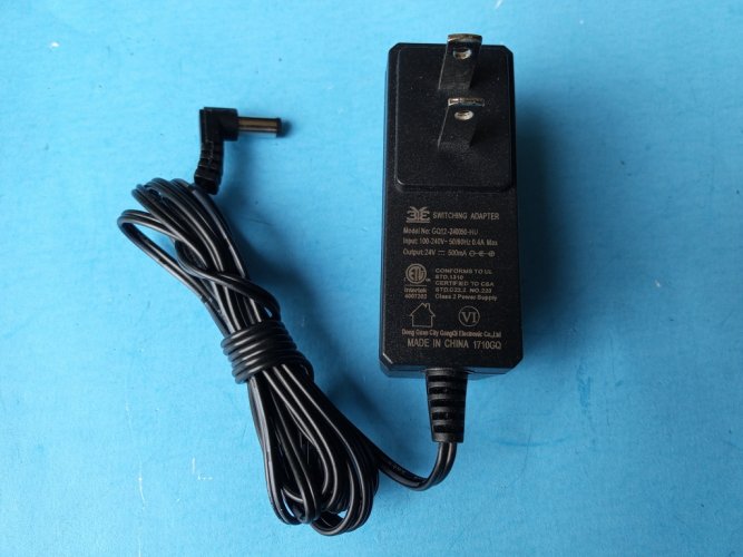 *Brand NEW* 3YE GQ12-240050-HU 24V 500mA AC Power Adapter