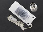 *Brand NEW*Genuine white Edac 12v 7.5A 90W AC Adapter EA11001A-120 Round with 4 Pins Power Supply