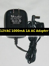 *Brand NEW* Ktec KA12A120100044U 12VAC 1000mA 1A AC Adapter w/ Switch Dimmer