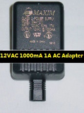 *Brand NEW*12VAC 1000mA 1A AC Adapter Maxim MA411210 (with cord)