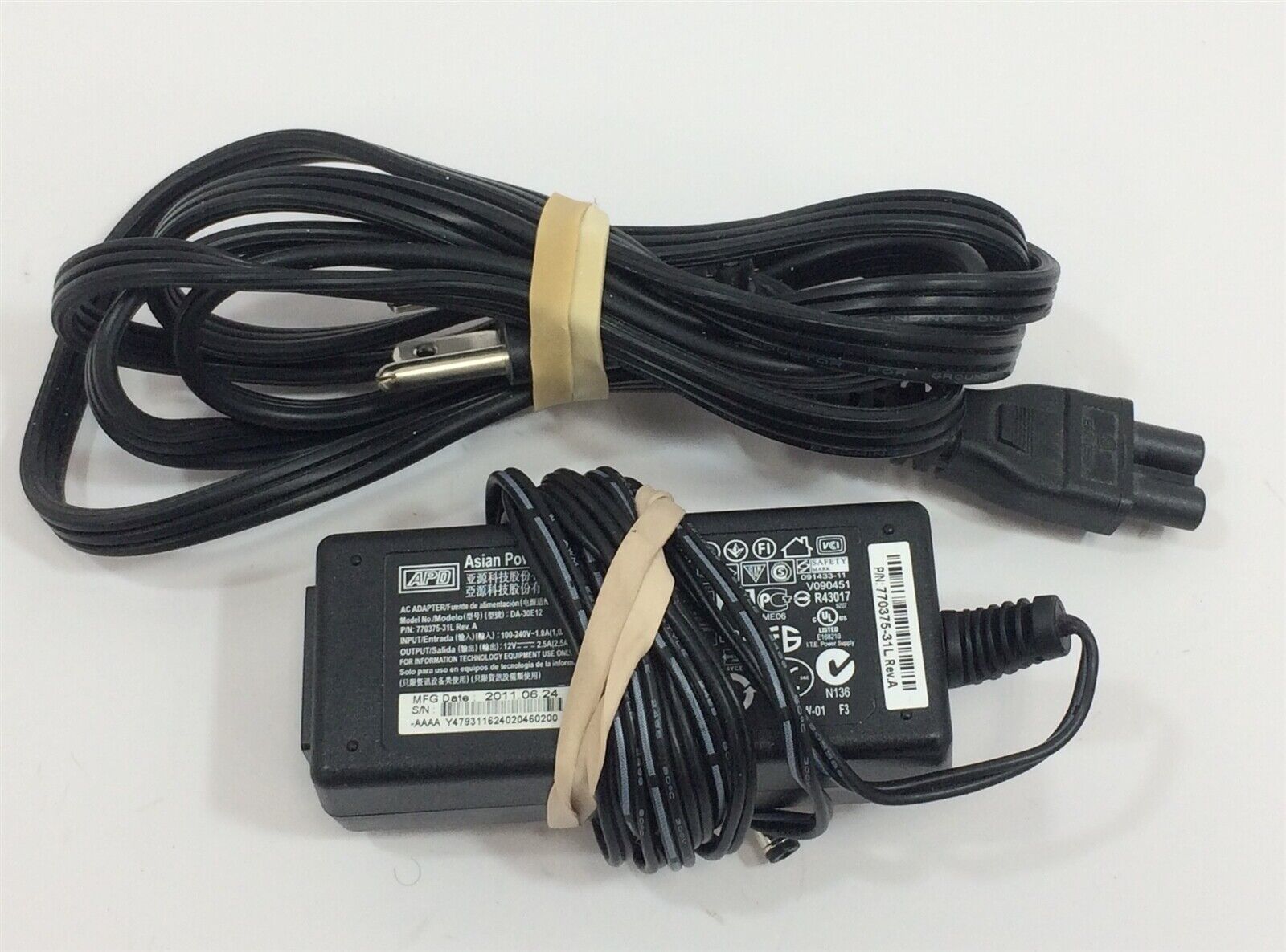 *Brand NEW*APD 12V 2.5A AC Adapter DA-30E12 for Dell Wyse Thinclient 770375-31L POWER Supply