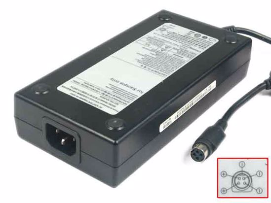 *Brand NEW*13V-19V AC Adapter PCH OEM Power 19V 10.5A, 4-Pin Din, IEC C14, POWER Supply