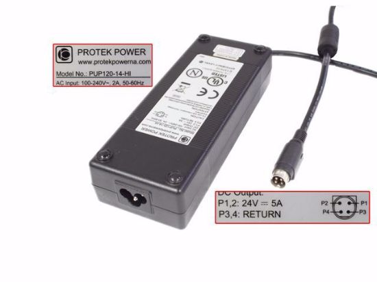 *Brand NEW*20V & Above AC Adapter PROTEK POWER PUP120-14-HI POWER Supply