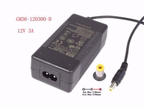 *Brand NEW*5V-12V AC ADAPTHE Other Brands GM36-120300-D POWER Supply