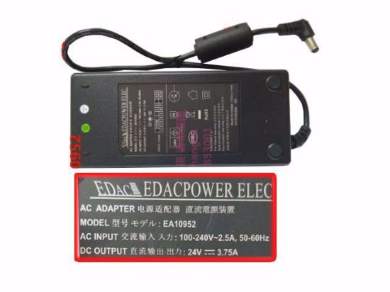 *Brand NEW* 20V & Above AC Adapter Edac Power EA10952 POWER Supply
