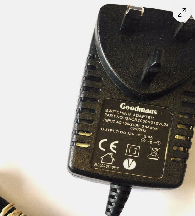 *Brand NEW*12V 2A AC ADAPTER GOODMANS GSCB2000S012V024 GV101YRH32 GV101YRH50 POWER SUPPLY