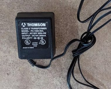 *Brand NEW*THOMSON 19V 0.2A AC/DC ADAPTER PC-1920-DUL POWER SUPPLY 5.5X2.1MM