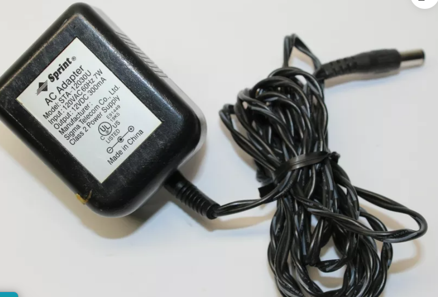 *Brand NEW*Output 12VDC 200mA Sprint STA-12030U Class 2 Transformer Adapter Power Supply