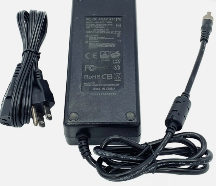 *Brand NEW*Genuine Shenzhen 12V 10A 120W AC/DC Adapter YHY-12010000 Power Supply