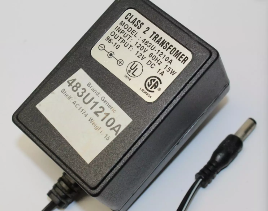 *Brand NEW*12V DC 1A ac Adapter Generic Class 2 Transformer 483U-1210A Power Supply