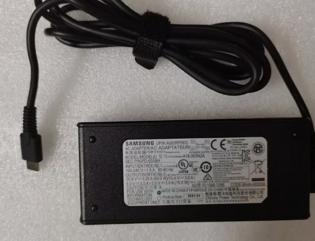 *Brand NEW* Original 15V 3A 65w AC Adapter A18-065N2A For Samsung Chromebook 4 XE310XBA-KA1 Power Supply