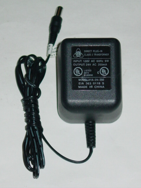*Brand NEW*41A-24-350 24VAC 350mA AC Adapter - Click Image to Close
