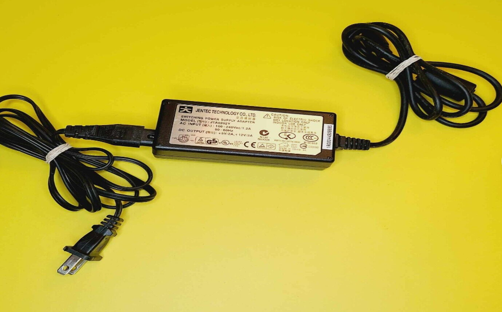 *Brand NEW*JENTEC TECHNOLOGY JTA0202Y +5V/2A +12V/2A AC ADAPTER SWITCHING POWER SUPPLY