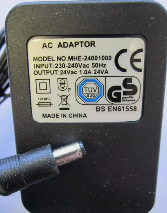 *Brand NEW*24V 1A 24VAC 1000mA AC-AC ADAPTOR MHB-24001000 POWER SUPPLY