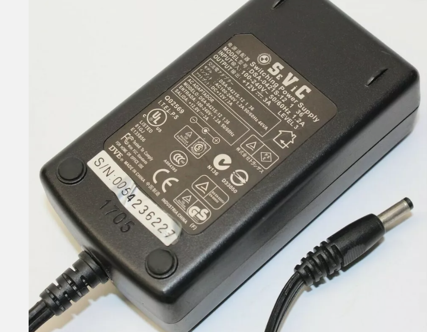 *Brand NEW*12V 3A AC Adapter Sevic DSA-0421S-12 Transformer Charger Power Supply