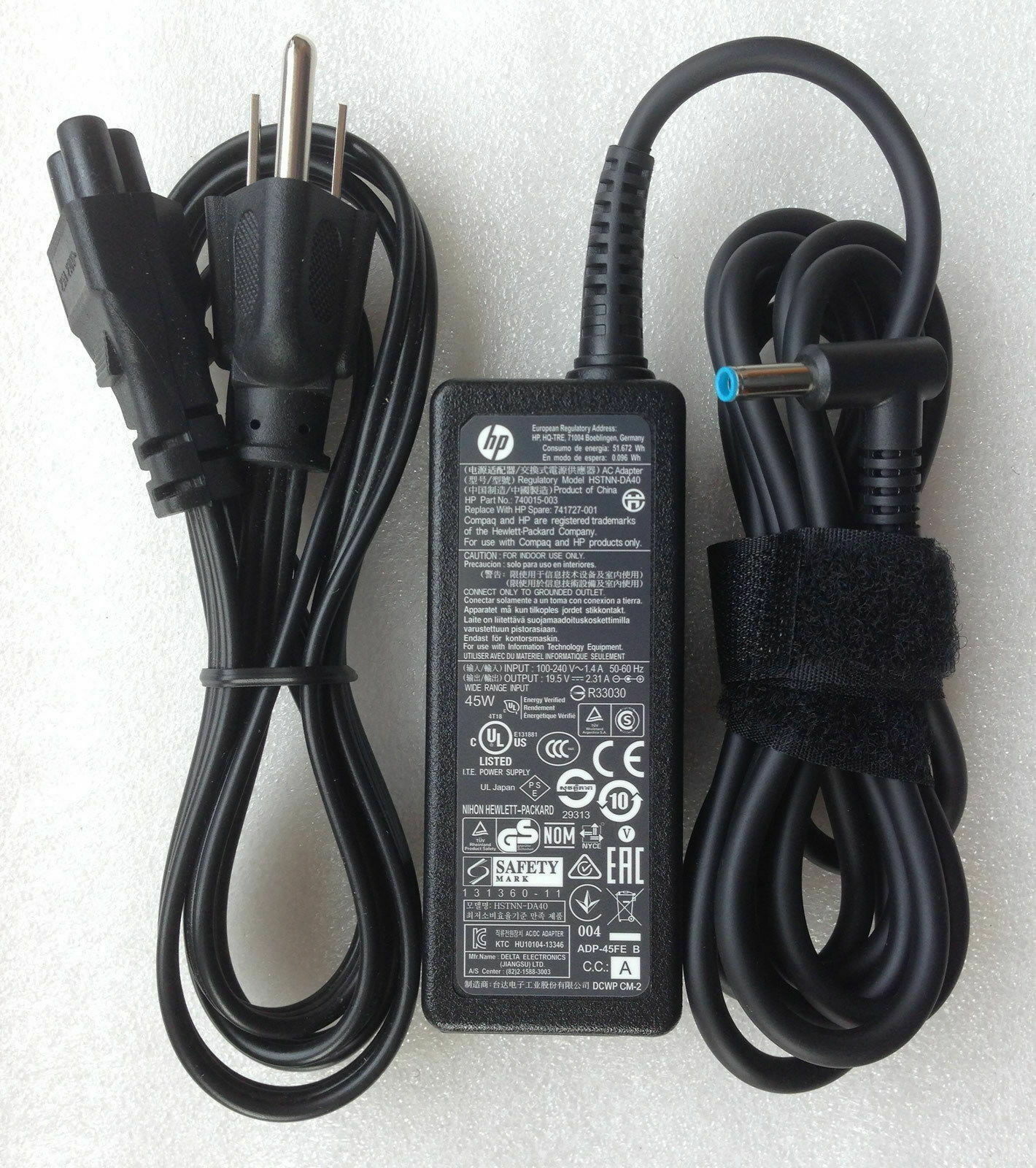 NEW 19.5V 2.31A HP 741727-001 740015-003 740015-002 HSTNN-DA40 AC Adapter
