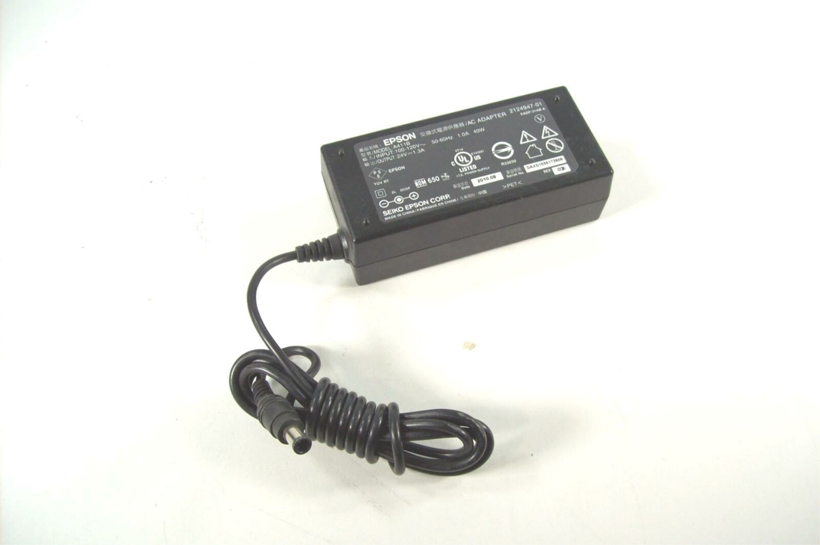 *Brand NEW*EPSON A411B 24V 1.3A 40W 2124947-01 AC ADAPTER Power Supply