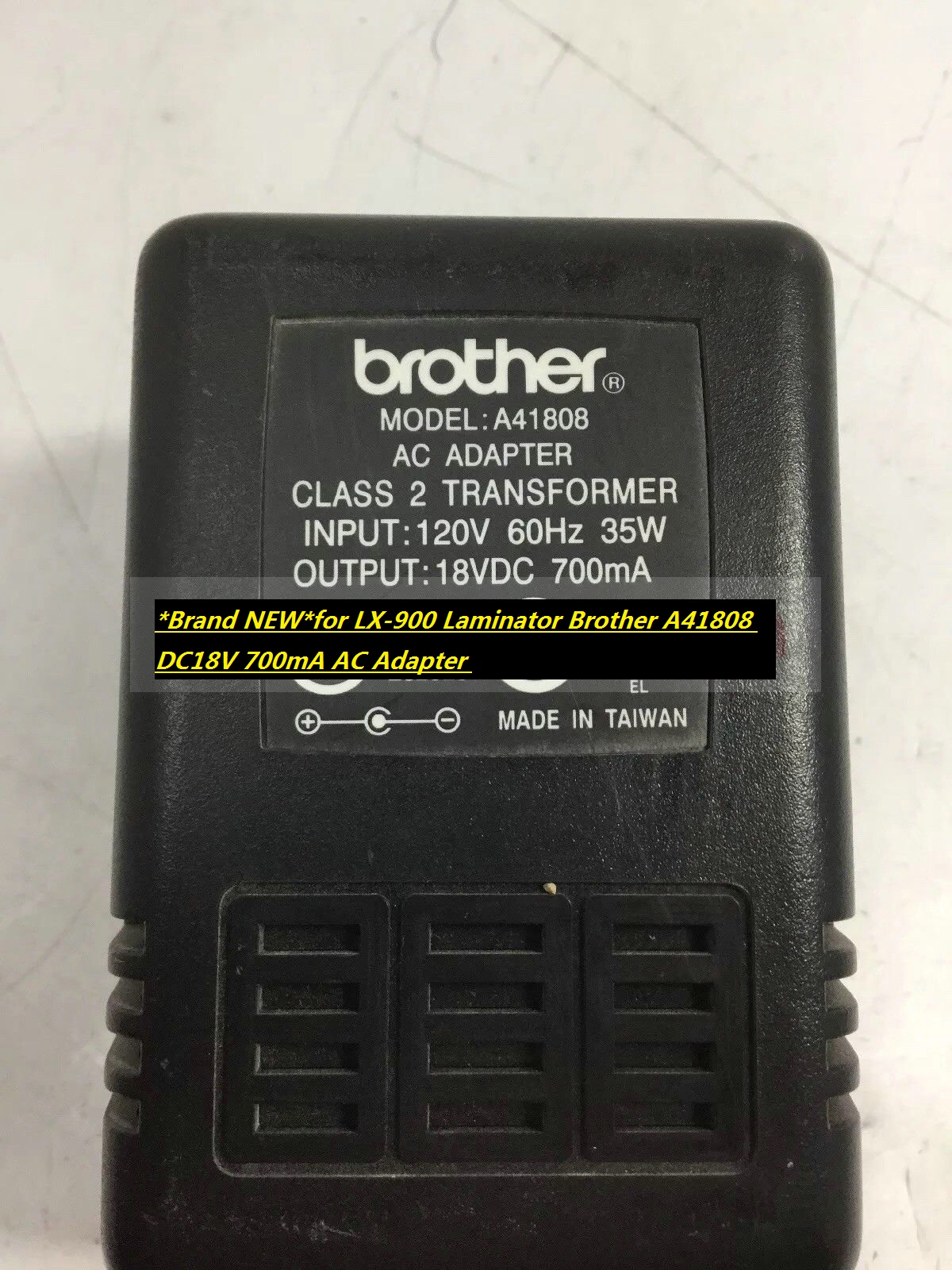 *Brand NEW*for LX-900 Laminator Brother A41808 DC18V 700mA AC Adapter