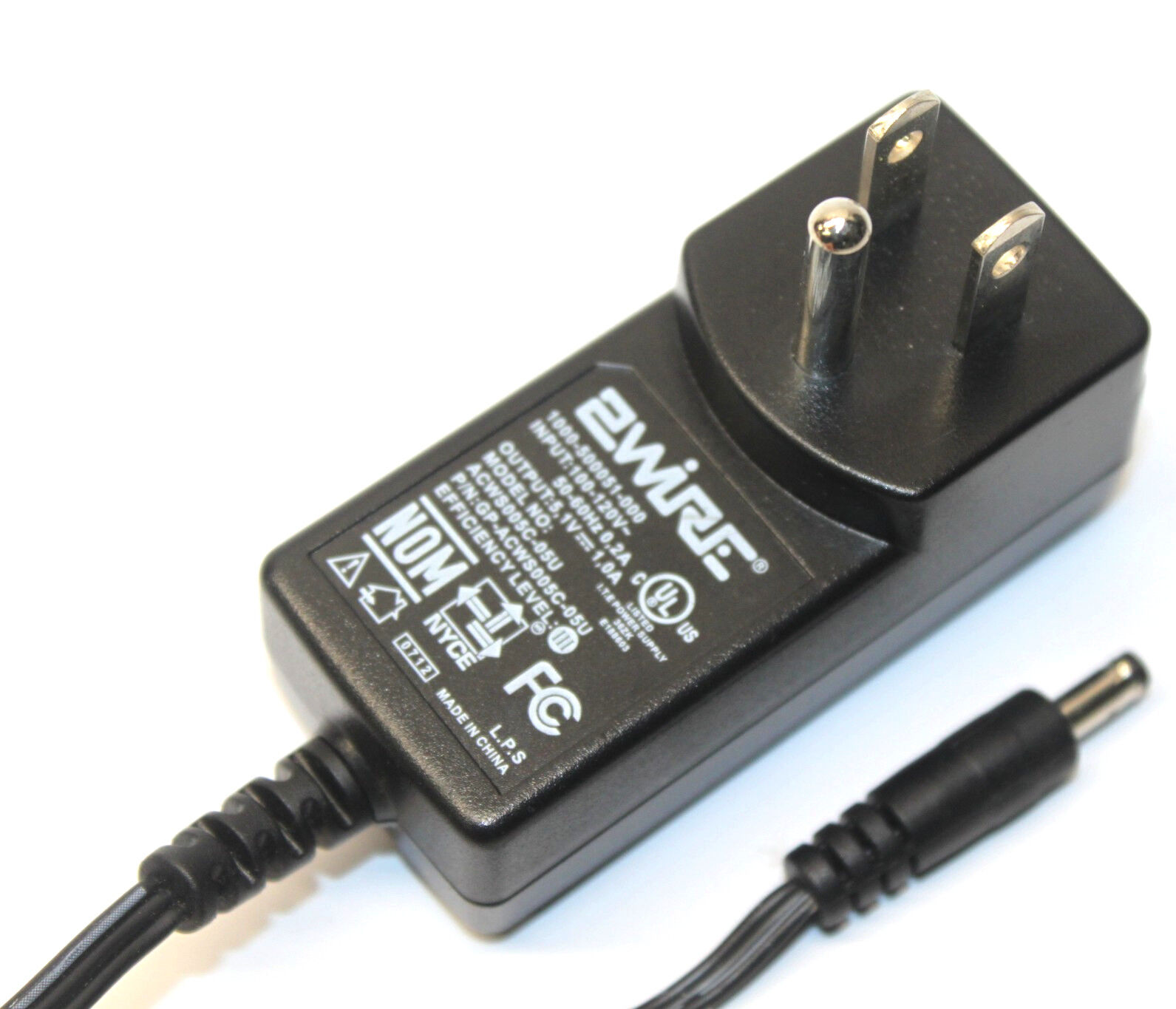 *Brand NEW*Plug-In Charger Output 5.1 Volts 1 A 2Wire ACWS005C-05U AC Adapter Power Supply