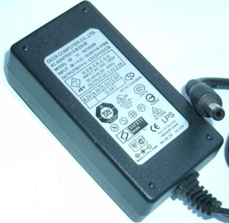 NEW 4-5.5V 2.6-2.3A DEER COMPUTER AD1605B POWER SUPPLY AC ADAPTER