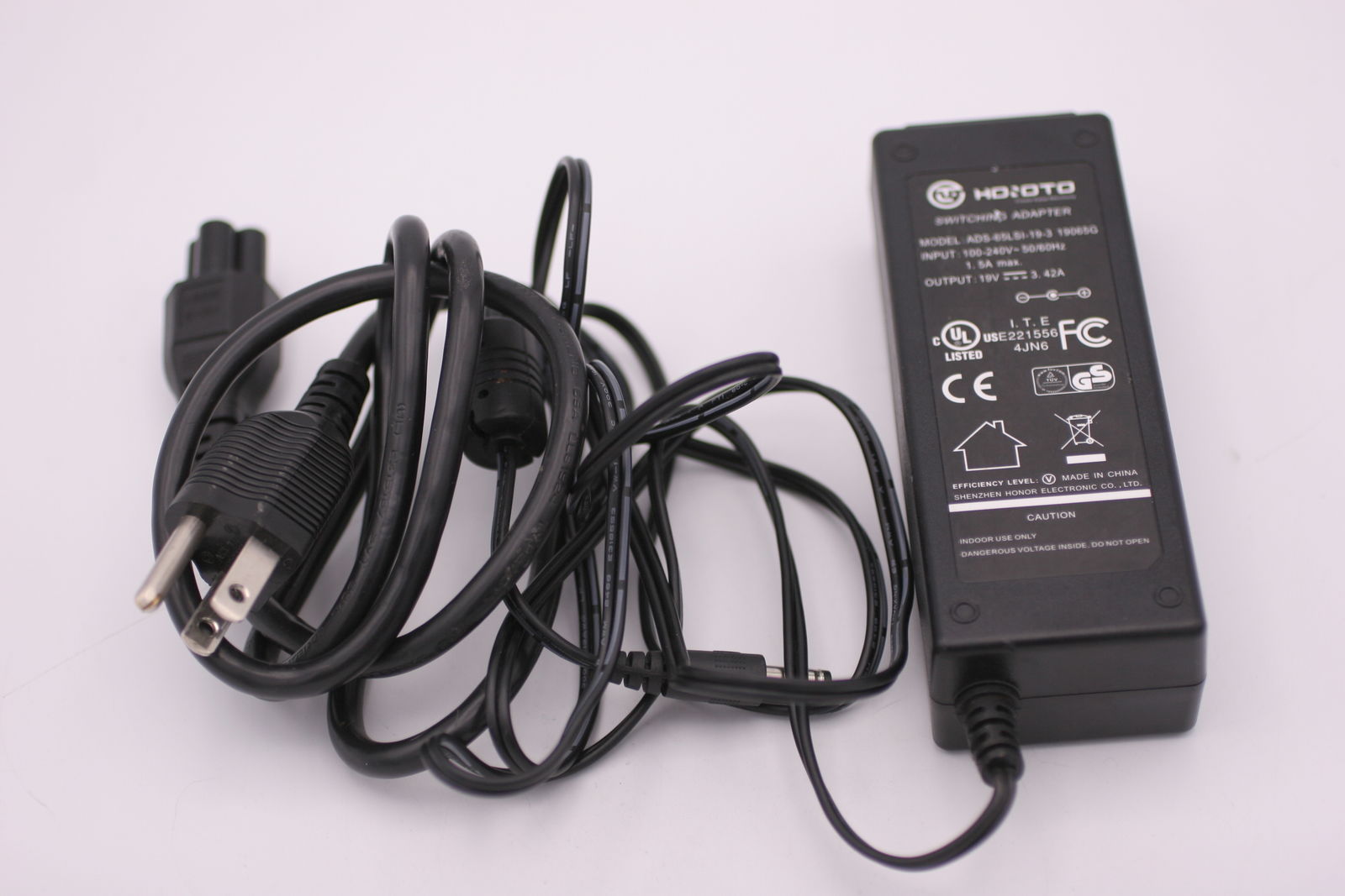 NEW 19V 3.42A Hoioto ADS-65LSI-19-3 19065G AC Adapter