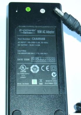 NEW 18.5V 4.9A 2-POWER CAA0666B AC ADAPTER - Click Image to Close