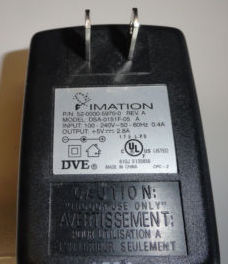 NEW 5V 2.8A DVE 52-0000-5970-0 DSA-0151F-05A Rev 1 AC Adapter