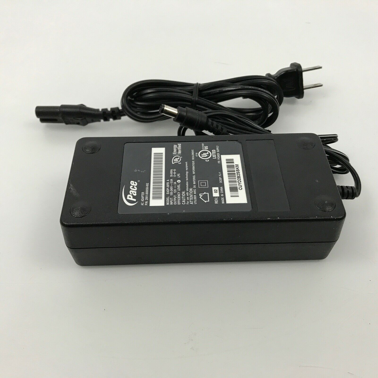 *Brand NEW* 12V 3A AC Adapter Pace 2901-800058-002 EADP-36FB POWER SUPPLY