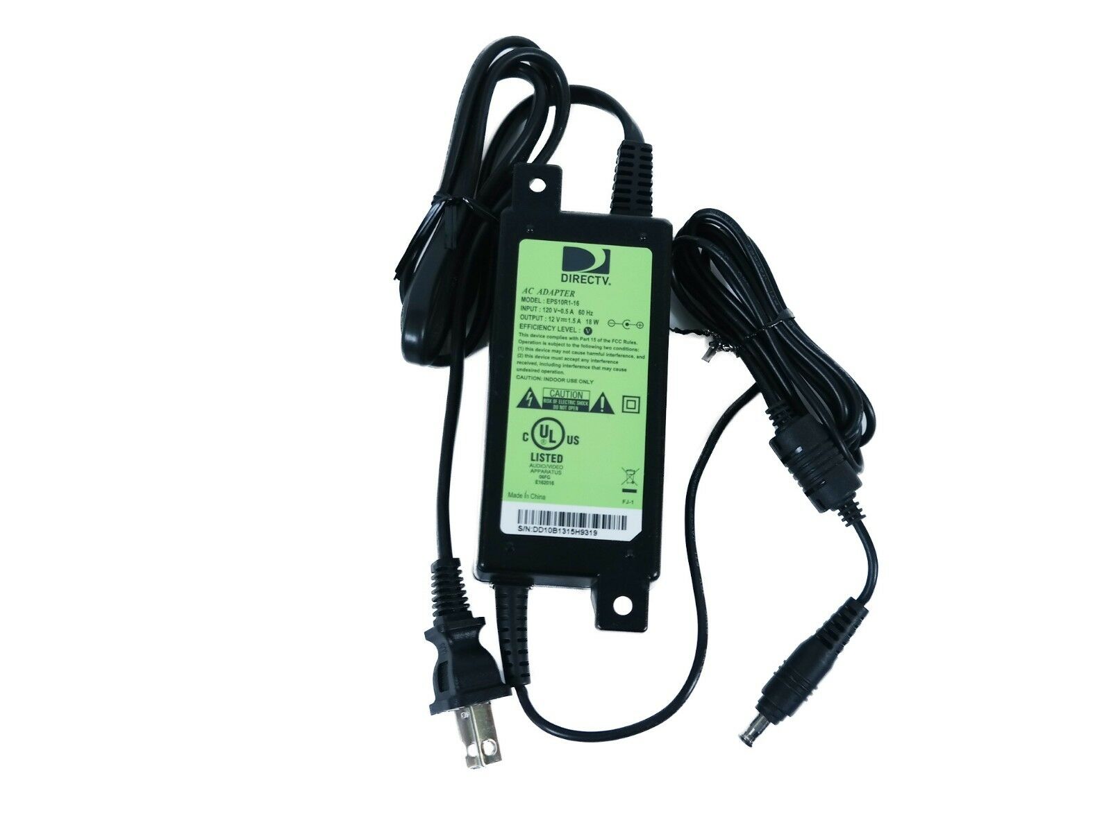 NEW 12V 1.5A DIRECTV EPS10R1-16 AC Adapter For H25 C31 C41 C41W C51 - Click Image to Close