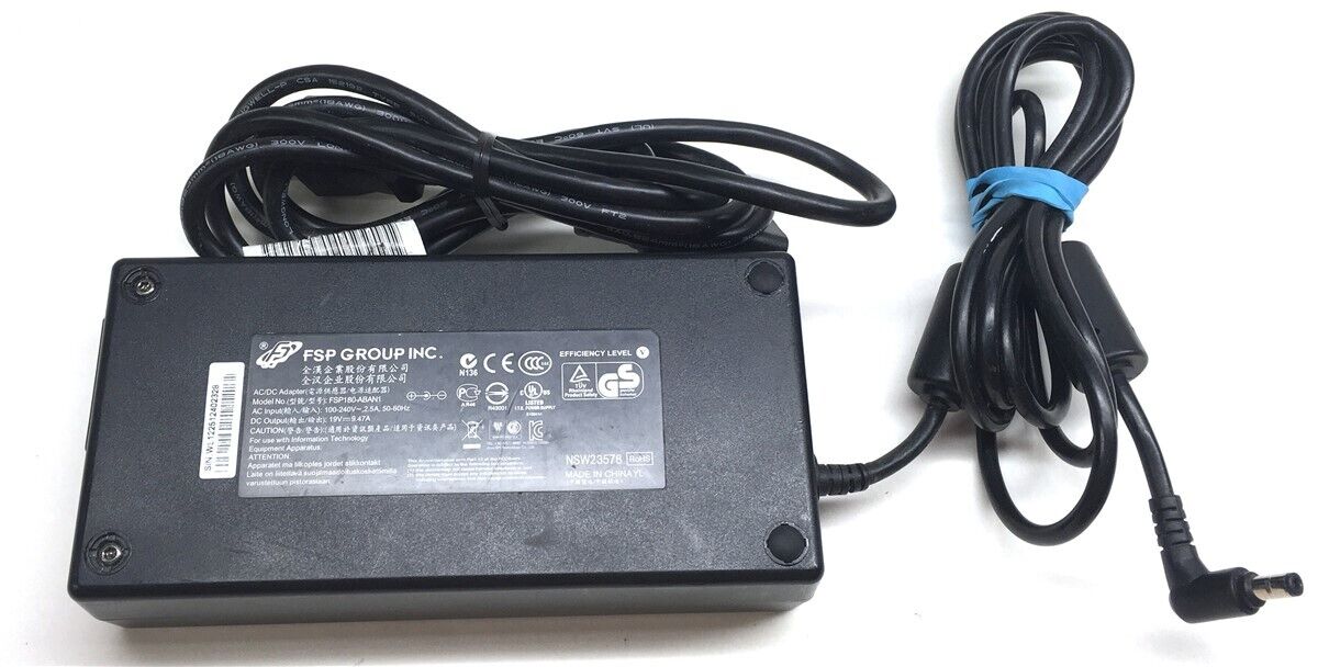 *Brand NEW* FSP180-ABAN1 for MSI Clevo Laptop Charger 19V 9.47A 180W AC Adapter Power Supply