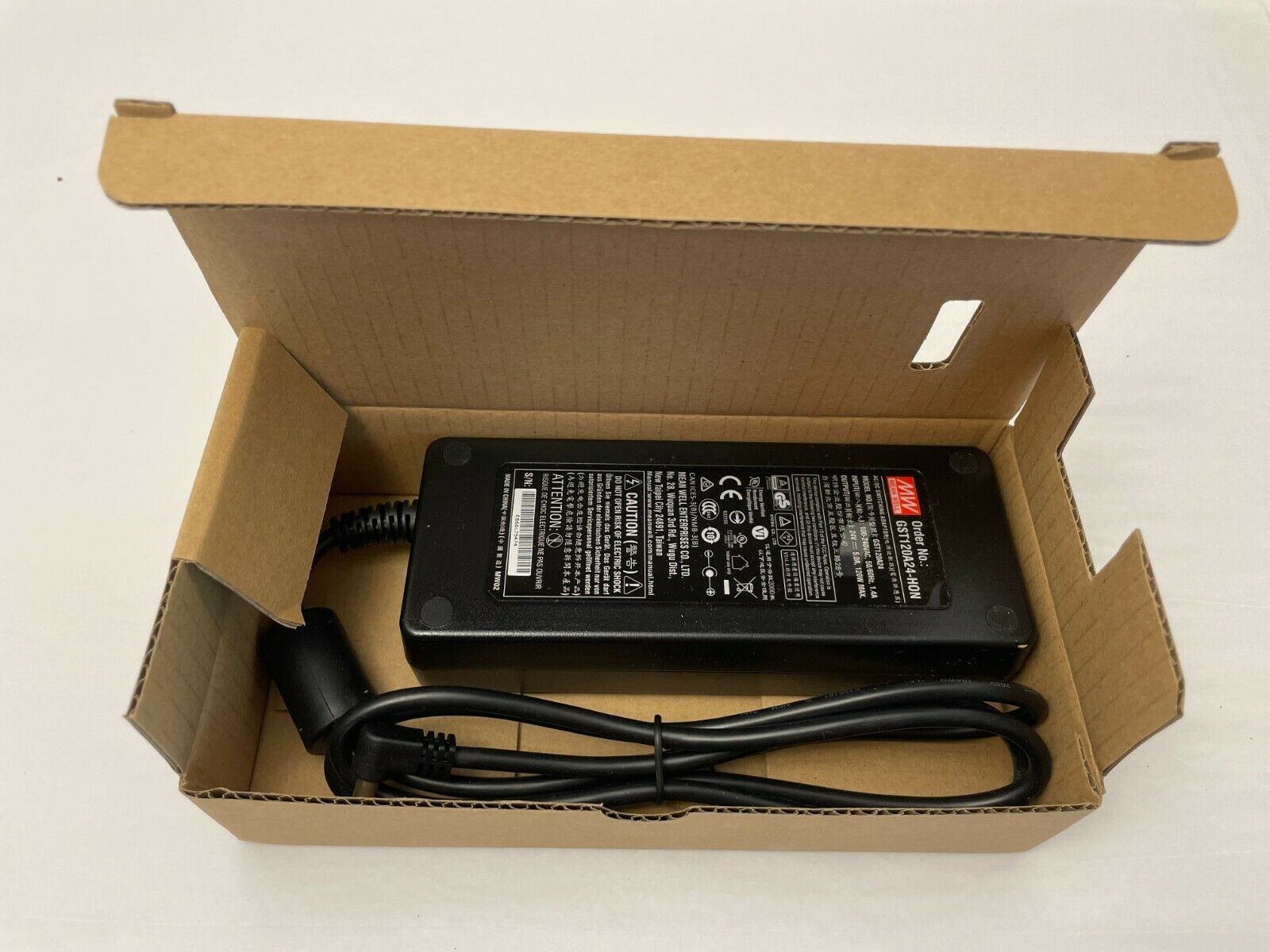 *Brand NEW*MEAN WELL GST120A24-HON Power Supply AC/DC, L6, 24V, 120W, 5 Amp New in Box Country/Region of Man - Click Image to Close