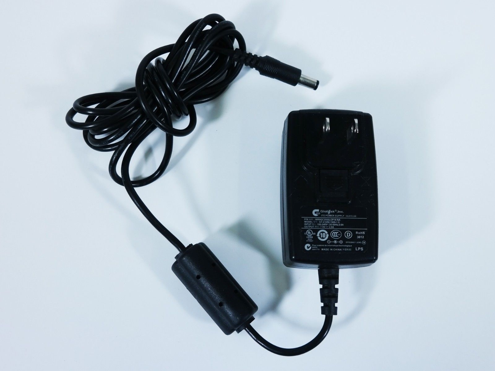 NEW 7.5V 2A GlobTek ITE GT-41052-1509-1.5 AC Adapter