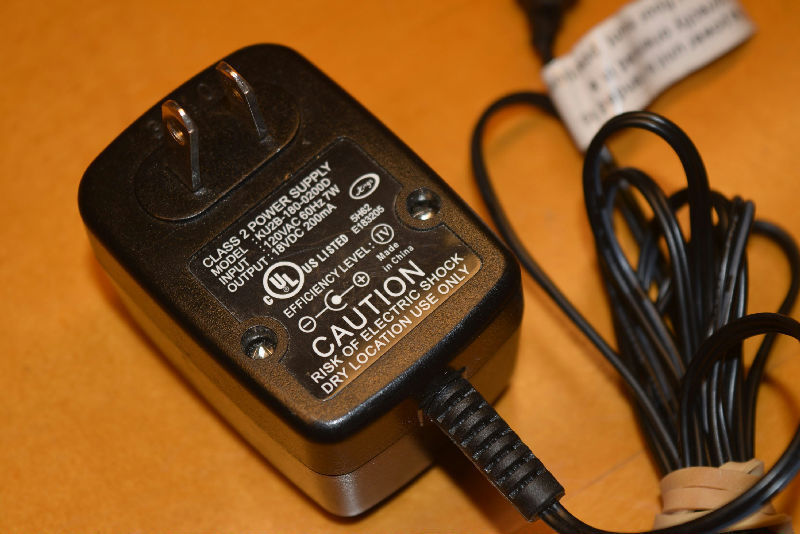 NEW DC18V 200mA KU2B-180-0200D Power Supply AC Adapter Charger For Gator Hand Vacs BD10085 BD10100