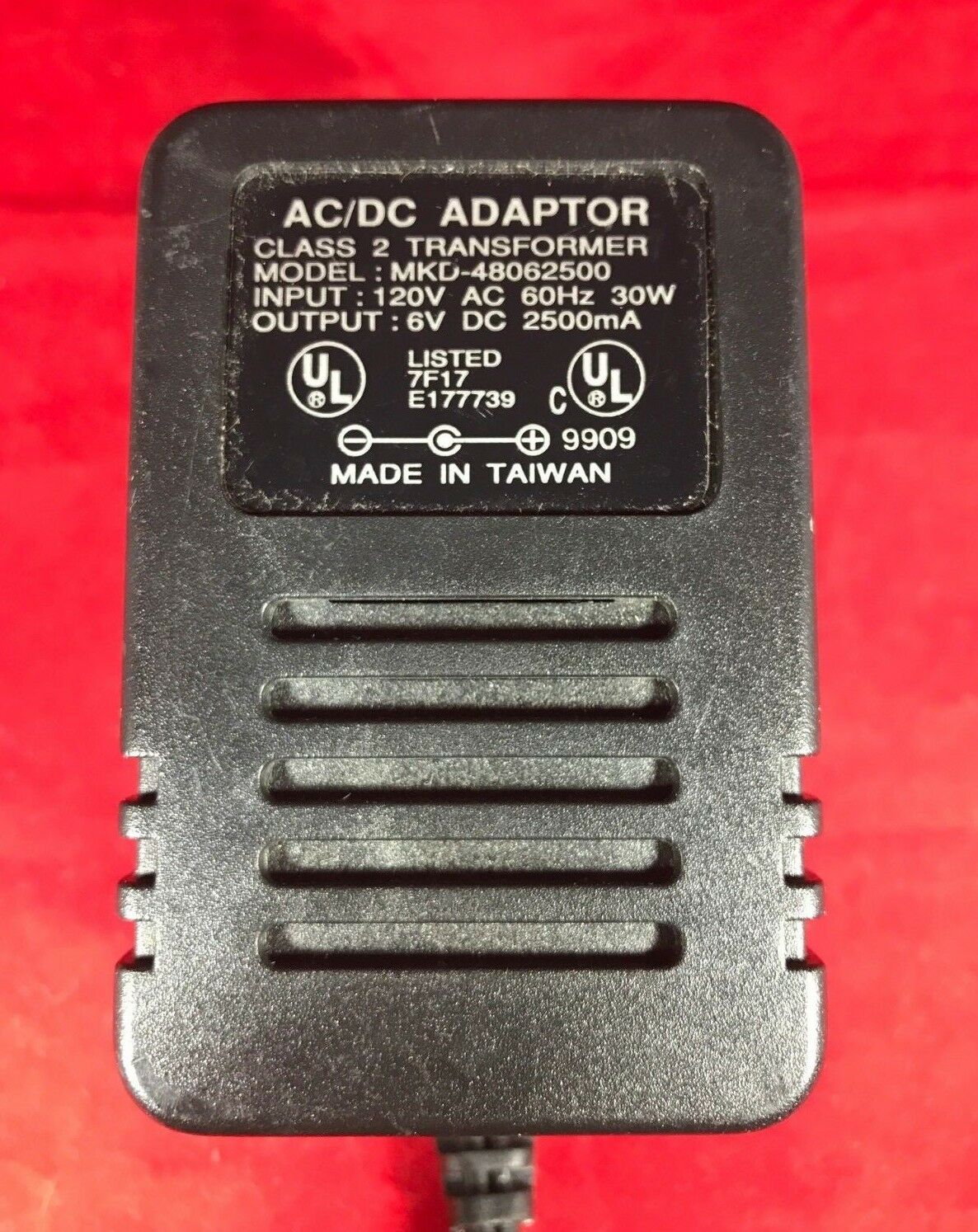 *Brand NEW* MKD-48062500 Class 2 Transformer 6V 2500mA Ac Adapter - Click Image to Close