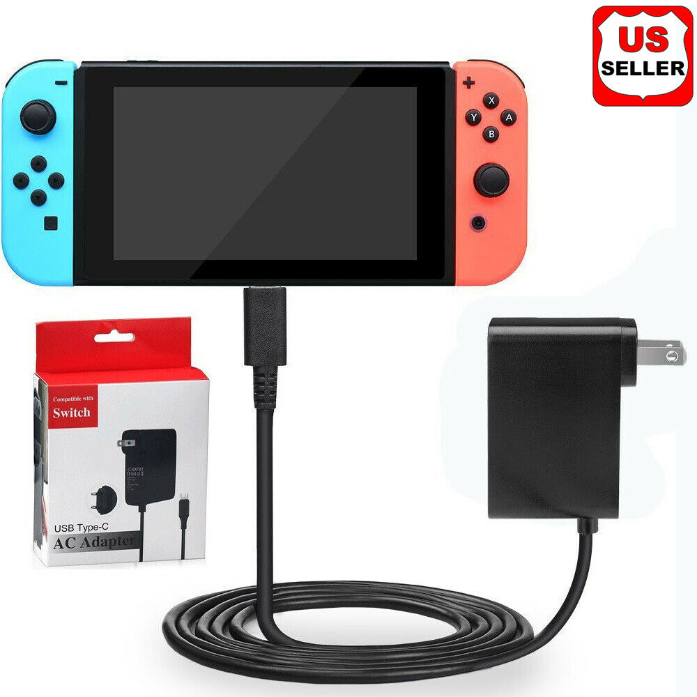 *Brand NEW*AC Adapter Power Supply for Nintendo Switch Wall & Travel Charger Plug Cord US