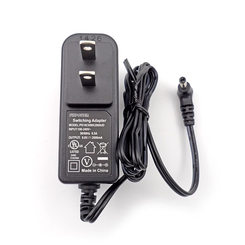 *Brand NEW*9.0V 2000mA AC ADAPTER FLYPOWER PS18C090K2000UD PS18C090K DVE DSA-9W-09 Power Supply
