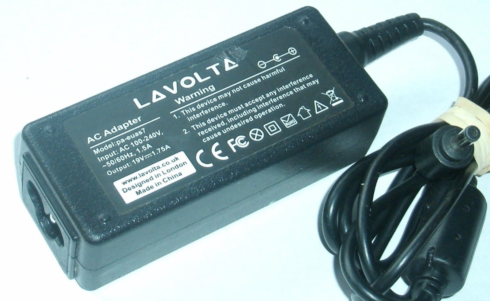 NEW 19V 1.75A LAVOLTA PA-EUAS7 AC ADAPTER