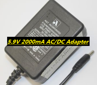 *Brand NEW*AULT Incorporated PW15AEA0600B05 5.9V 2000mA AC/DC Adapter Power Supply