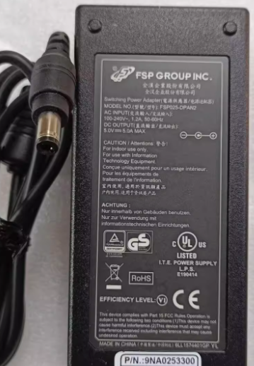 *Brand NEW*Original FSP FSP025-DPAN2 5V 5A AC ADAPTER Power Supply