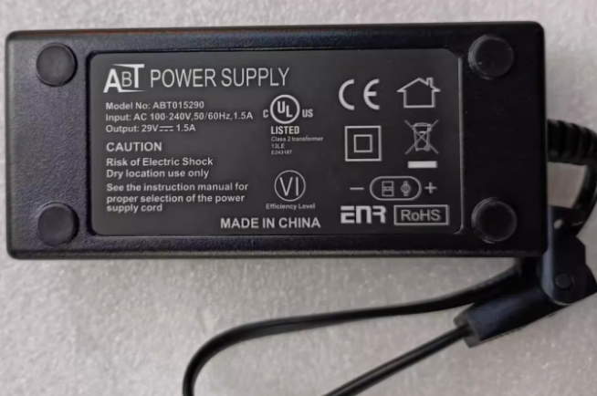 *Brand NEW*Original ABT 29V 1.5A AC/DC ADAPTER ABT015290 Power Supply