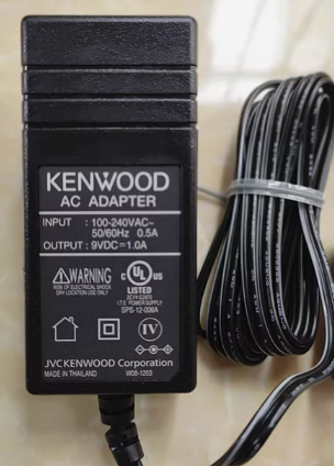 *Brand NEW*Original KENWOOD W08-1203 DC9V 1A AC ADAPTER Power Supply