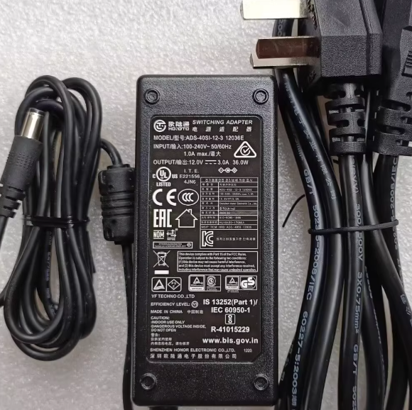 *Brand NEW*Original HOIOTO ADS-40SI-12-3 12036E 12V 3A AC ADAPTER Power Supply