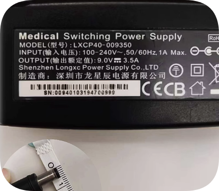 *Brand NEW*Original Medical LXCP40-009350 9V 3.5A AC Adapter Power Supply