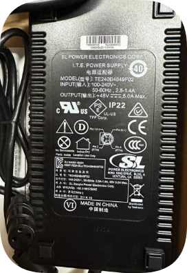 *Brand NEW*Original I.T.E TE240B4849F02 48V 5.0A AC ADAPTER Power Supply