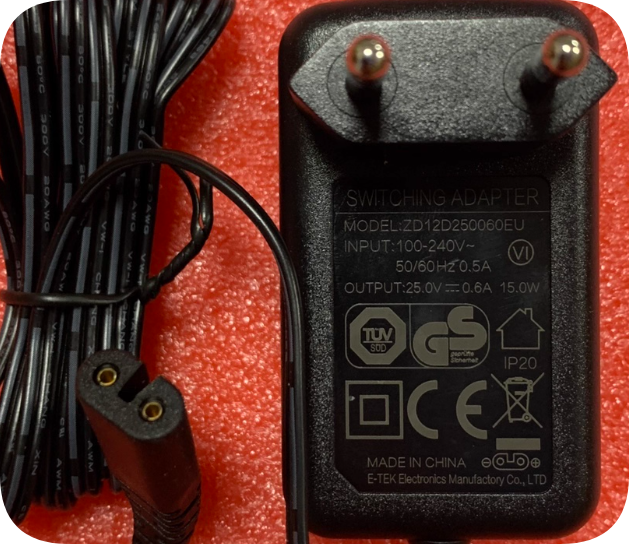 *Brand NEW*LEXY ZD12D250060EU VC-SPD302-1 T-ZC17 25.0V 0.6A AC ADAPTER Power Supply